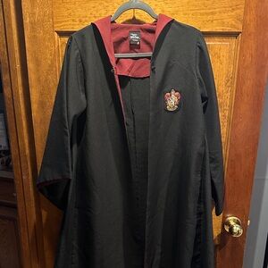 Children's Black and Maroon Wizarding Robe